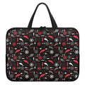 Fishing Theme Pattern Print Laptop Sleeve With Handle