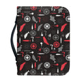Fishing Theme Pattern Print Leather Bible Cover