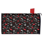 Fishing Theme Pattern Print Mailbox Cover