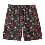 Fishing Theme Pattern Print Men's Swim Trunks