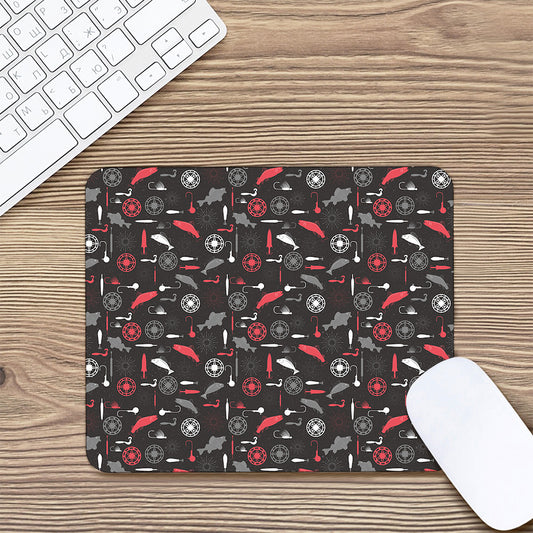 Fishing Theme Pattern Print Mouse Pad