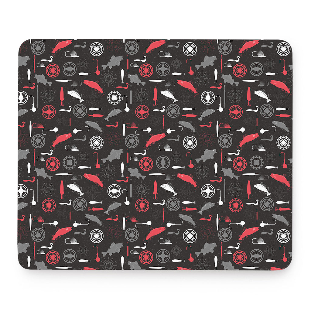 Fishing Theme Pattern Print Mouse Pad