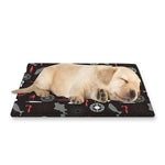 Fishing Theme Pattern Print Pet Cooling Mat Cover