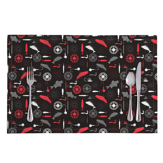 Fishing Theme Pattern Print Placemat