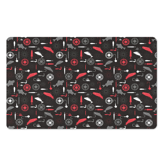 Fishing Theme Pattern Print Polyester Doormat