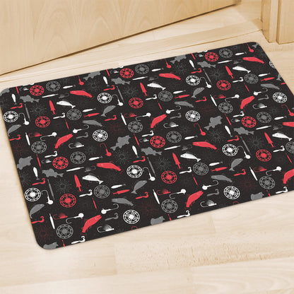 Fishing Theme Pattern Print Polyester Doormat