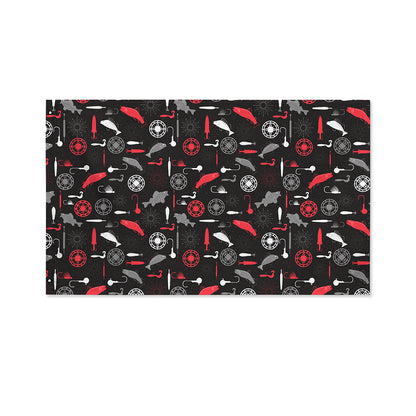 Fishing Theme Pattern Print Polyester Flag