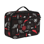 Fishing Theme Pattern Print Portable Lunch Bag