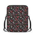 Fishing Theme Pattern Print Rectangular Crossbody Bag