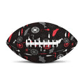 Fishing Theme Pattern Print Rugby Ball
