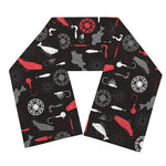 Fishing Theme Pattern Print Scarf