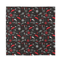 Fishing Theme Pattern Print Silk Bandana