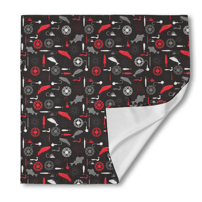 Fishing Theme Pattern Print Silk Bandana