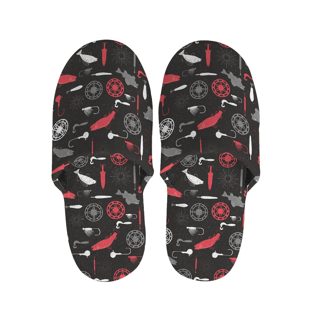 Fishing Theme Pattern Print Slippers