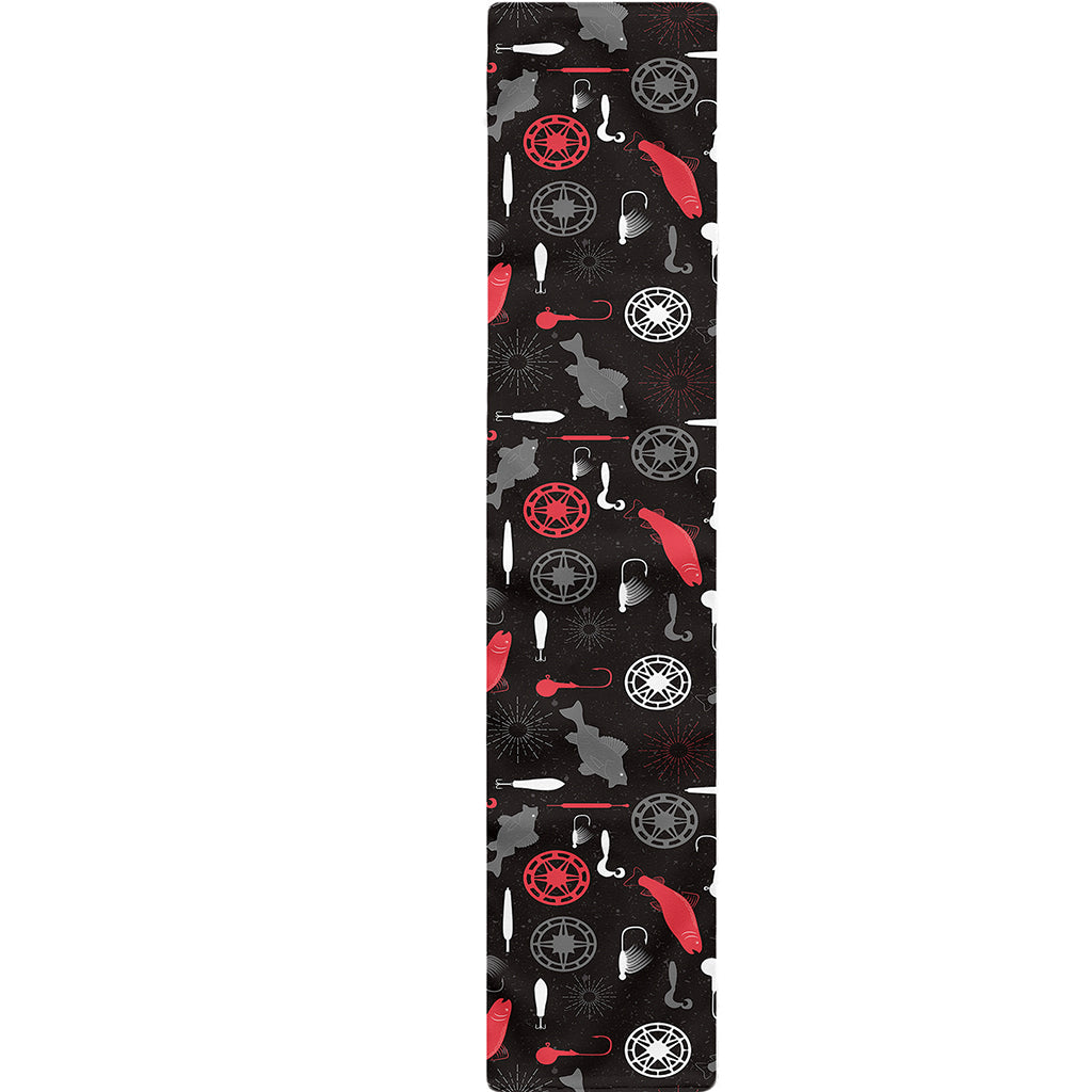 Fishing Theme Pattern Print Table Runner