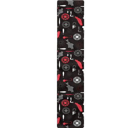 Fishing Theme Pattern Print Table Runner