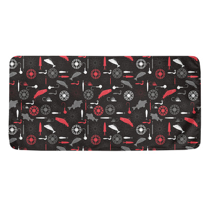 Fishing Theme Pattern Print Towel