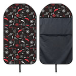 Fishing Theme Pattern Print Waterproof Car Seat Cover