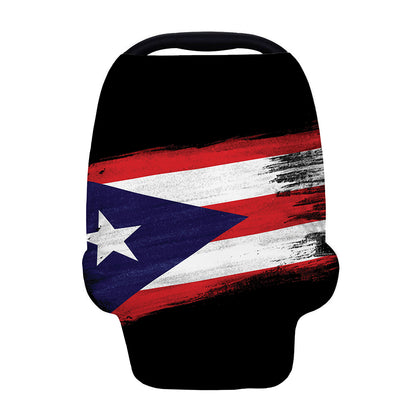 Flag Of Puerto Rico Print Baby Seat Cover