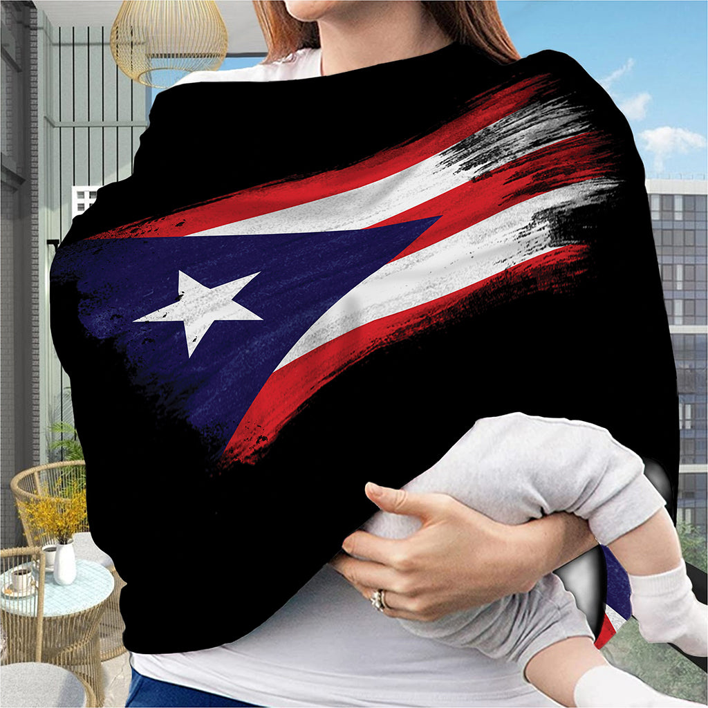 Flag Of Puerto Rico Print Baby Seat Cover