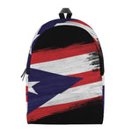 Flag Of Puerto Rico Print Backpack