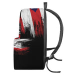 Flag Of Puerto Rico Print Backpack