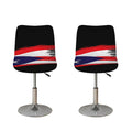 Flag Of Puerto Rico Print Bar Stool Covers