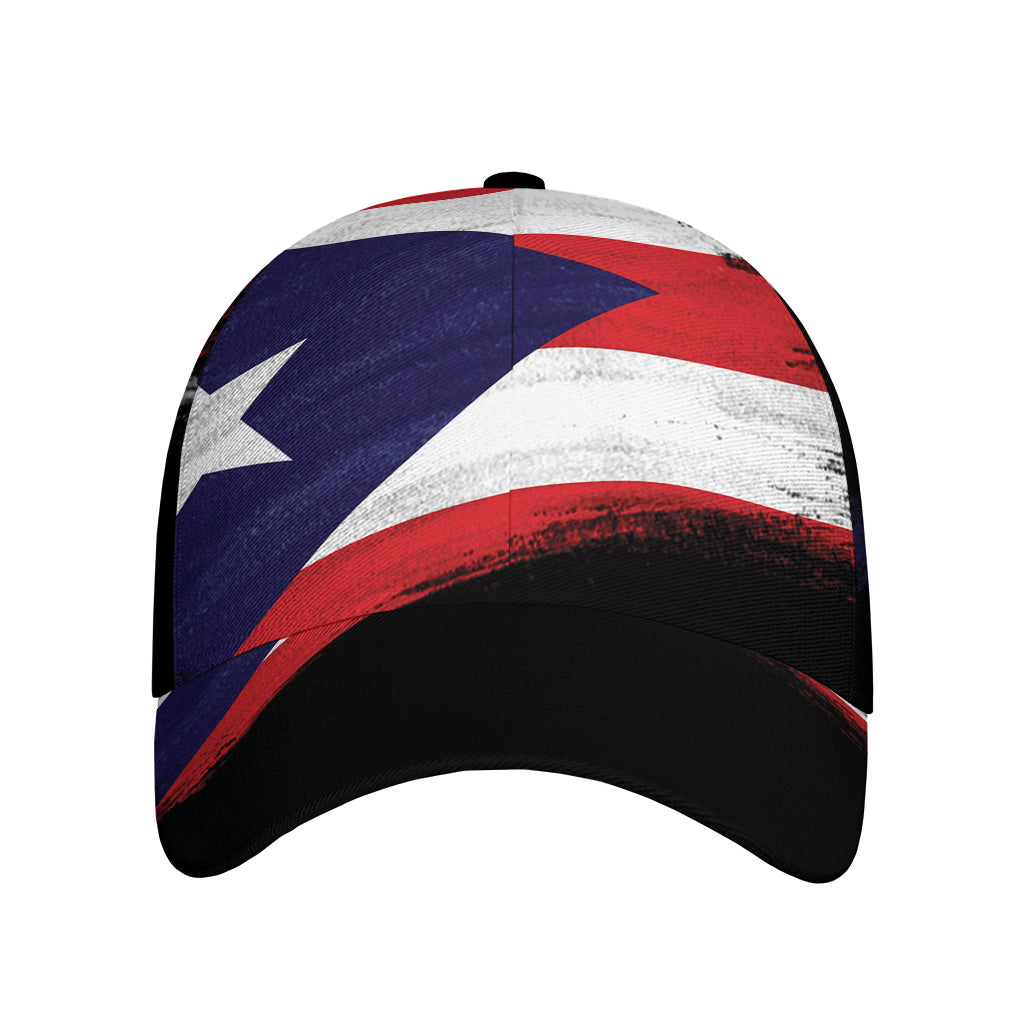 Flag Of Puerto Rico Print Baseball Cap