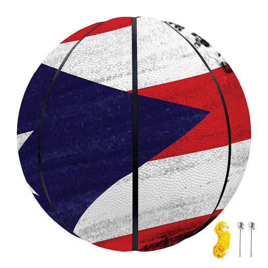 Flag Of Puerto Rico Print Basketball