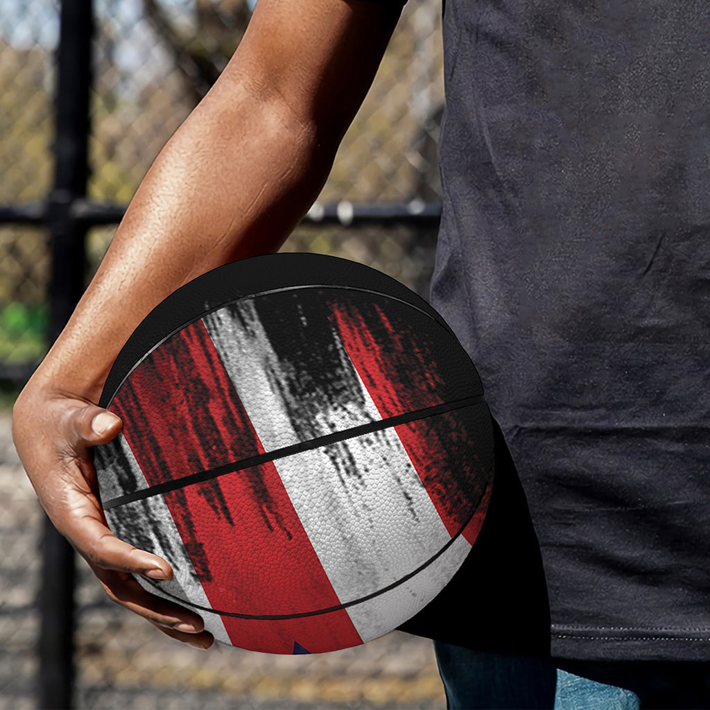 Flag Of Puerto Rico Print Basketball