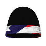 Flag Of Puerto Rico Print Beanie