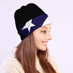Flag Of Puerto Rico Print Beanie