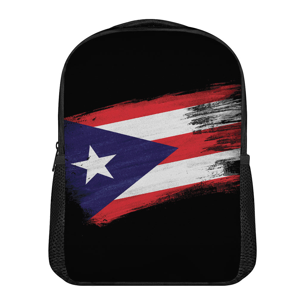 Flag Of Puerto Rico Print Casual Backpack