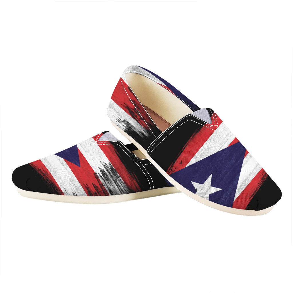 Flag Of Puerto Rico Print Casual Shoes