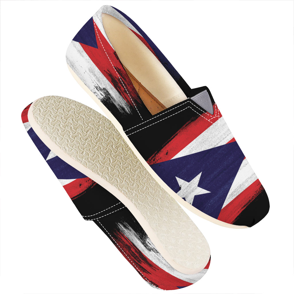 Flag Of Puerto Rico Print Casual Shoes
