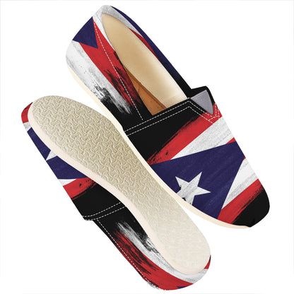 Flag Of Puerto Rico Print Casual Shoes