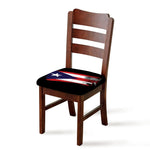 Flag Of Puerto Rico Print Chair Cushion Cover