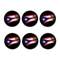 Flag Of Puerto Rico Print Coaster Set