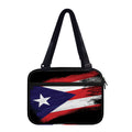 Flag Of Puerto Rico Print Double Strap Bible Bag