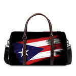 Flag Of Puerto Rico Print Duffle Bag