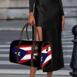 Flag Of Puerto Rico Print Duffle Bag