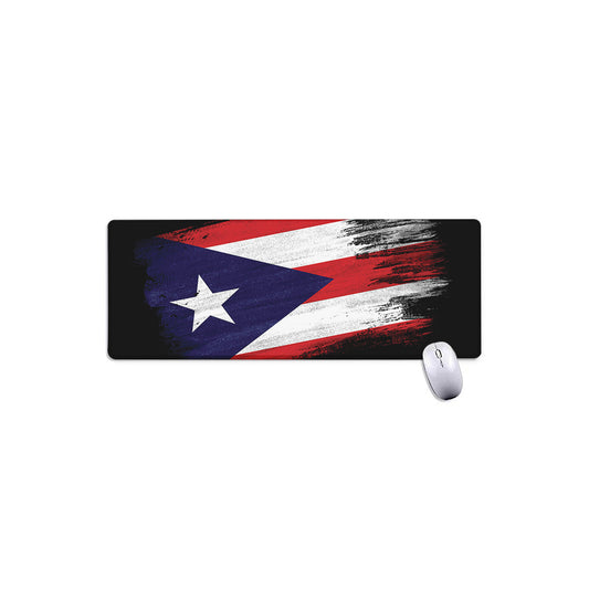 Flag Of Puerto Rico Print Extended Mouse Pad