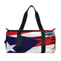 Flag Of Puerto Rico Print Gym Bag