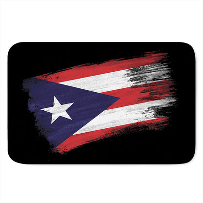 Flag Of Puerto Rico Print Indoor Door Mat