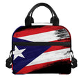 Flag Of Puerto Rico Print Insulated Lunch Bag