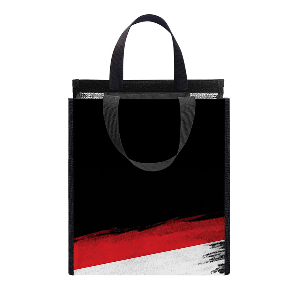 Flag Of Puerto Rico Print Insulated Lunch Tote