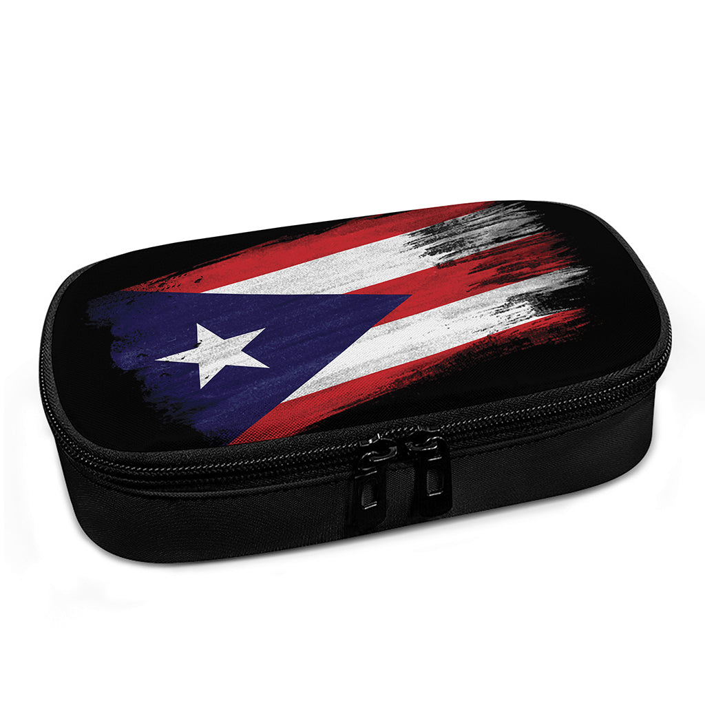 Flag Of Puerto Rico Print Insulin Cooler Travel Case