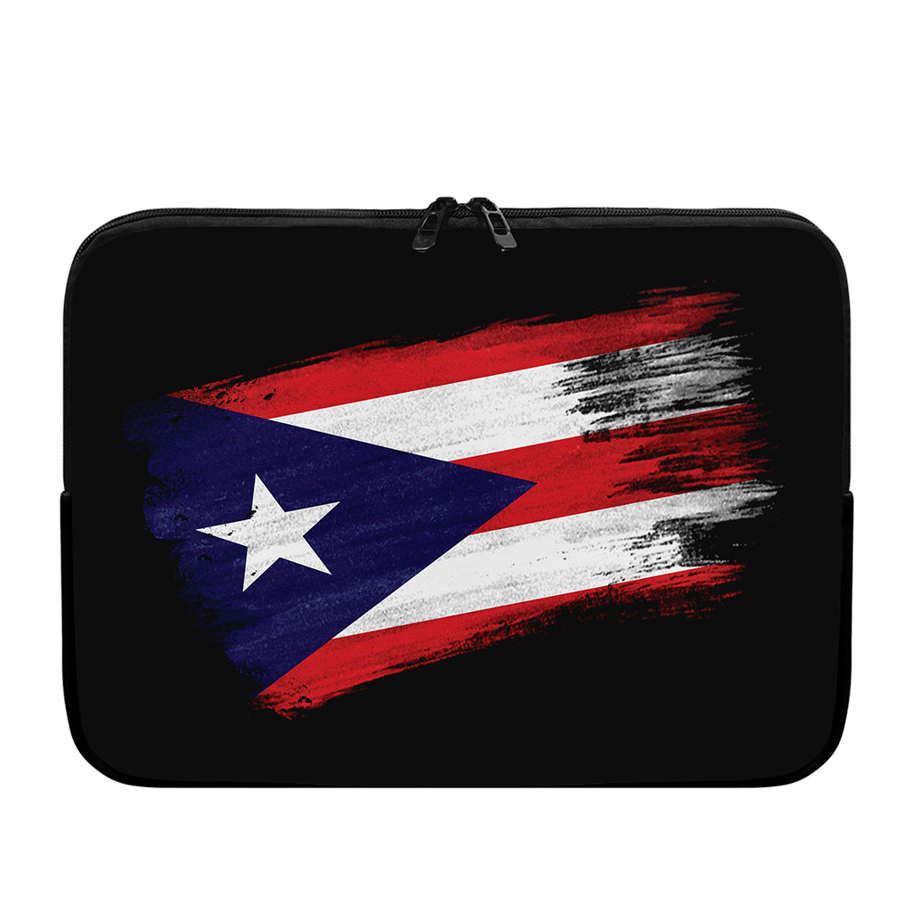 Flag Of Puerto Rico Print Laptop Sleeve