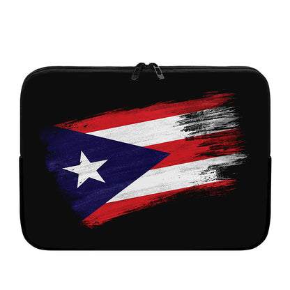 Flag Of Puerto Rico Print Laptop Sleeve