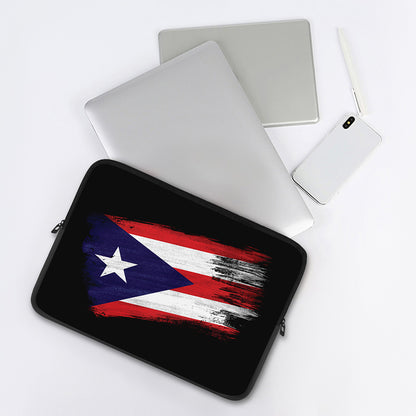 Flag Of Puerto Rico Print Laptop Sleeve